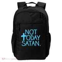 Not Today Satan Jesus Cross Backpack thumb 0