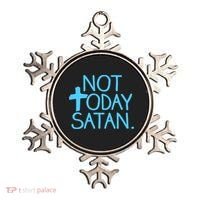 Not Today Satan Jesus Cross Ornament thumb 0