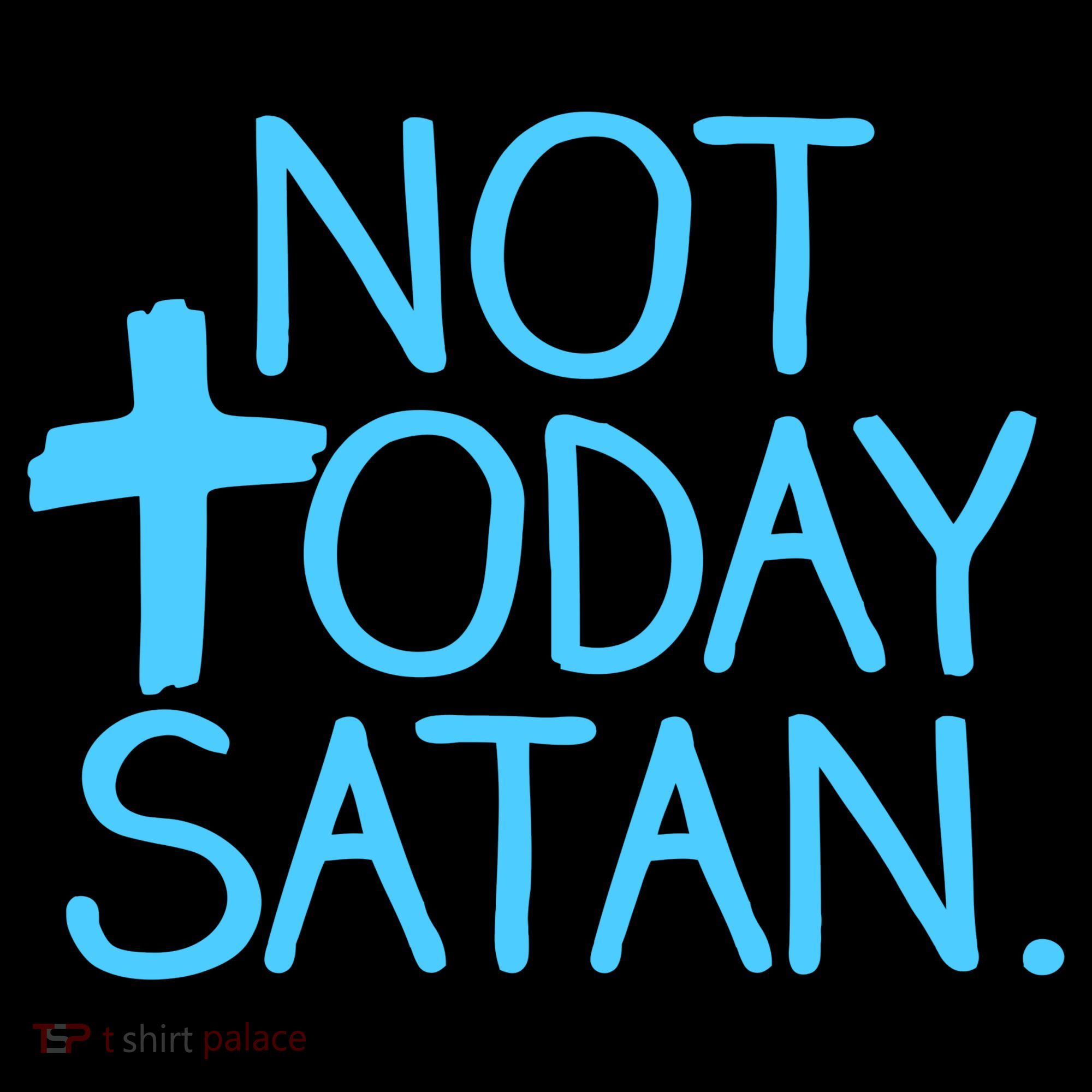 Not Today Satan Jesus Cross Ornament