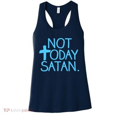 Not Today Satan Jesus Cross Women's Tank Top