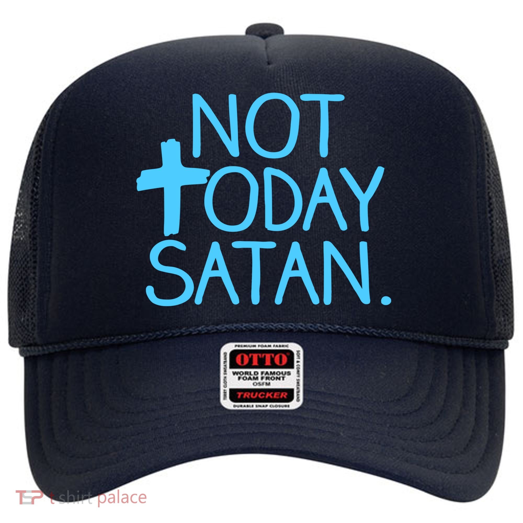 Not Today Satan Jesus Cross Hat