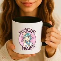 Not Your Waifu Anime Coffee Mug thumb 3