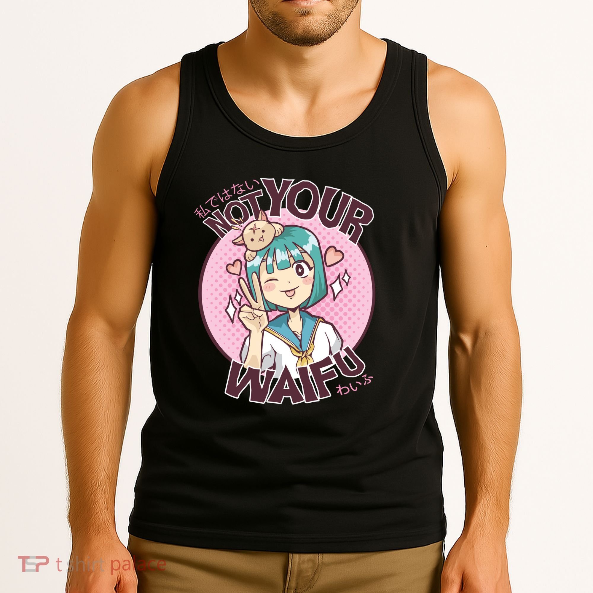 Not Your Waifu Anime Tank Top