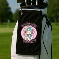 Not Your Waifu Anime Golf Towel thumb 2