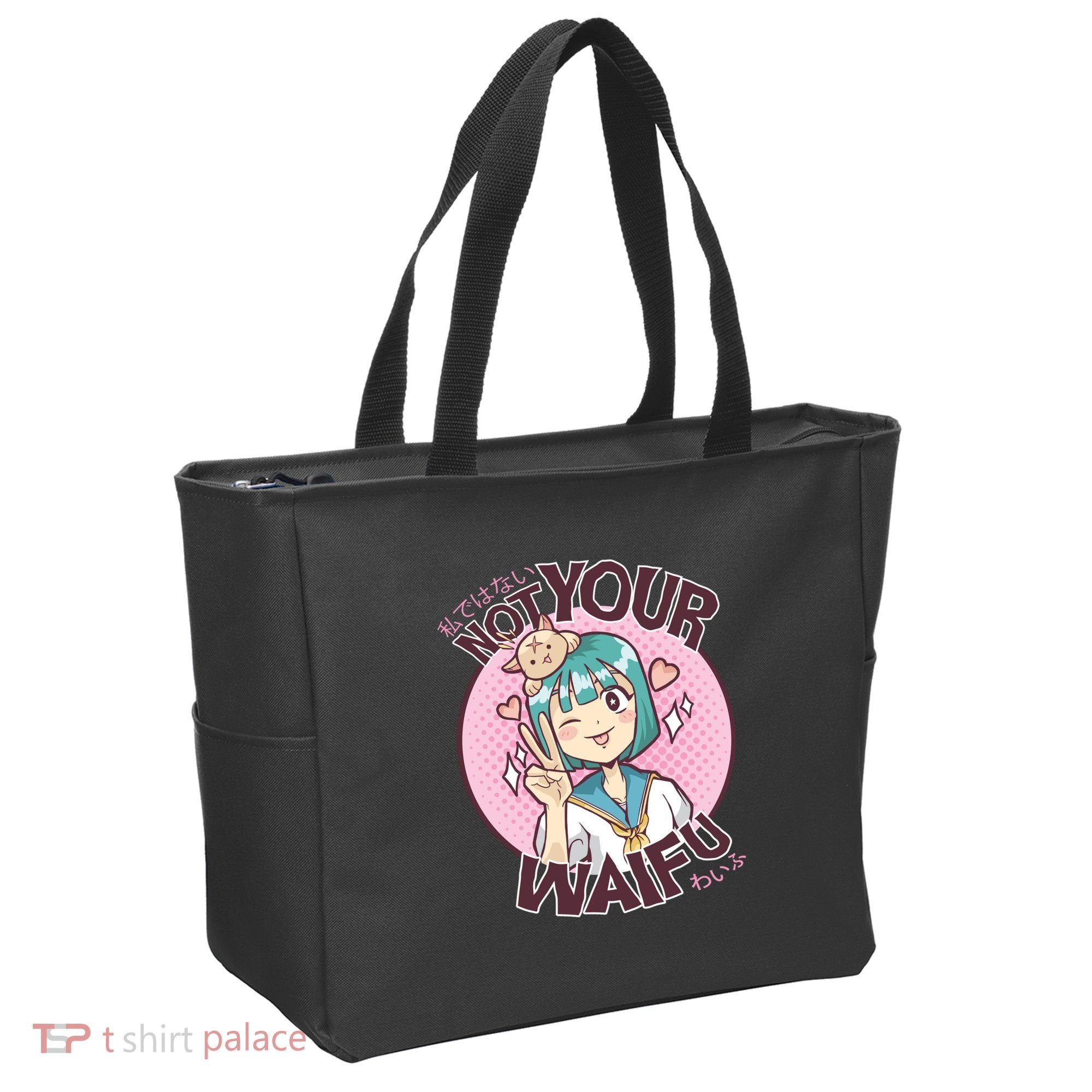 Not Your Waifu Anime Tote Bag