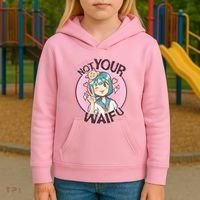 Not Your Waifu Anime Kids Hoodie thumb 3
