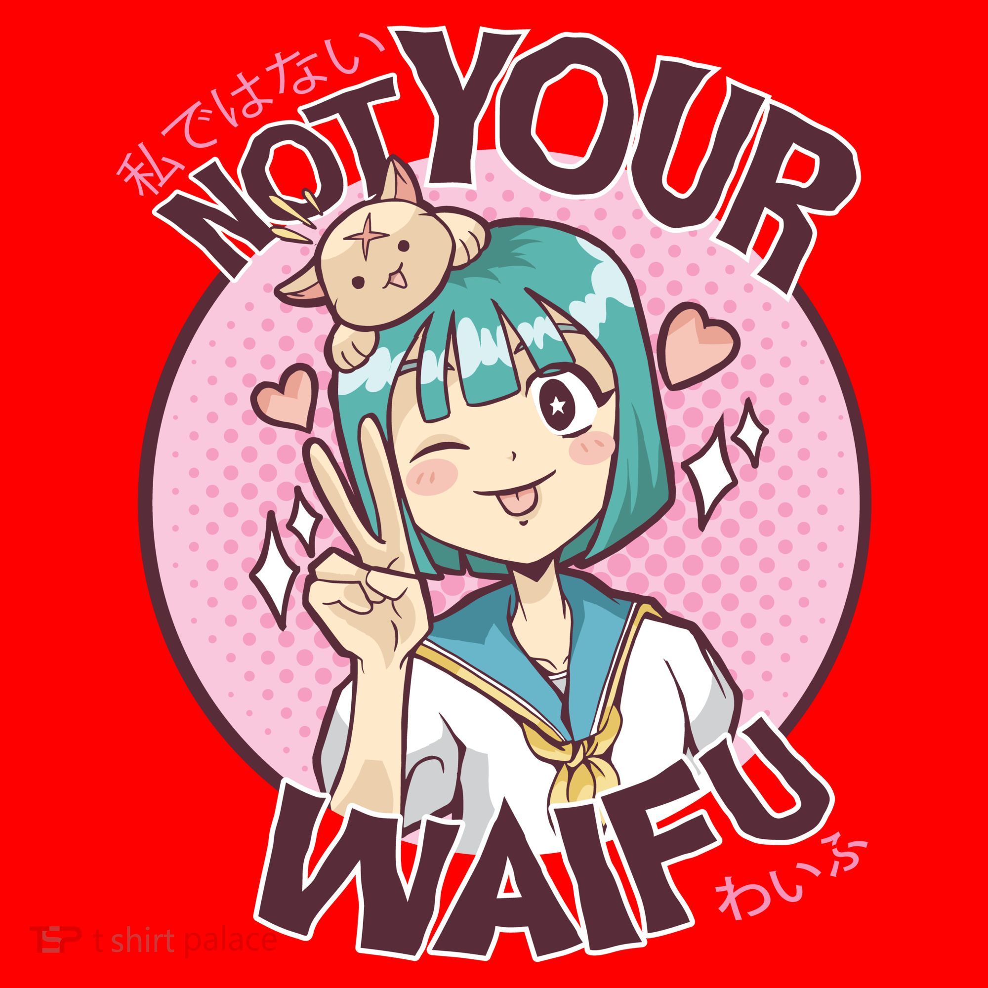 Not Your Waifu Anime Santa Hat