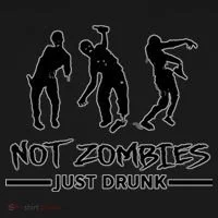 Not Zombies Just Drunk Women's Tank Top thumb 5