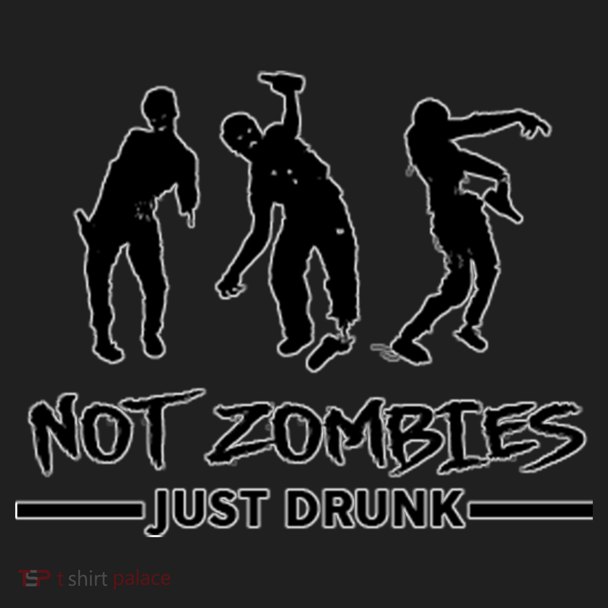 Not Zombies Just Drunk Golf Towel