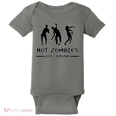 Not Zombies Just Drunk Baby Bodysuit