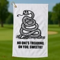 No One's Treading On You Sweetie Golf Towel thumb 1