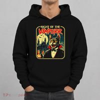 Night Of The Vampurr Funny Cat Halloween Hoodie thumb 0