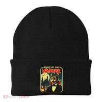 Night Of The Vampurr Funny Cat Halloween Beanie thumb 0