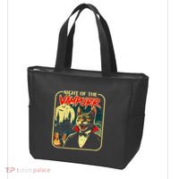 Night Of The Vampurr Funny Cat Halloween Tote Bag thumb 3