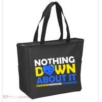 Nothing Down About It Down Syndrome Awareness Tote Bag thumb 2