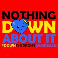 Nothing Down About It Down Syndrome Awareness Santa Hat thumb 1