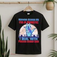 Nothing Scares Me I'm A Diabetic I Deal With Pricks Every Day T-Shirt thumb 2