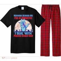 Nothing Scares Me I'm A Diabetic I Deal With Pricks Every Day Pajama Set thumb 0