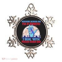 Nothing Scares Me I'm A Diabetic I Deal With Pricks Every Day Ornament thumb 0