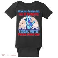 Nothing Scares Me I'm A Diabetic I Deal With Pricks Every Day Baby Bodysuit thumb 0