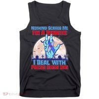 Nothing Scares Me I'm A Diabetic I Deal With Pricks Every Day Tank Top thumb 0