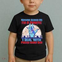 Nothing Scares Me I'm A Diabetic I Deal With Pricks Every Day Toddler T-Shirt thumb 2