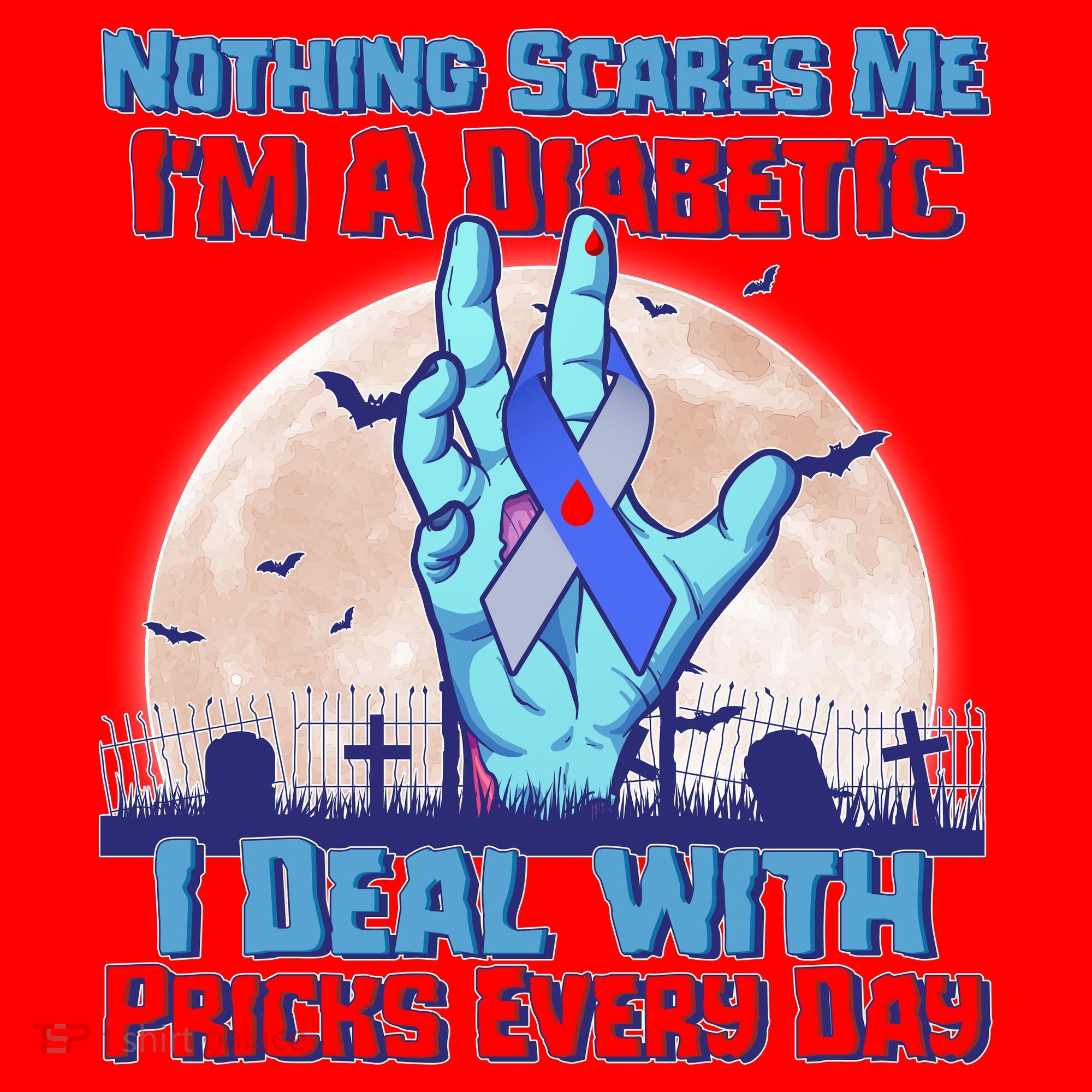 Nothing Scares Me I'm A Diabetic I Deal With Pricks Every Day Santa Hat
