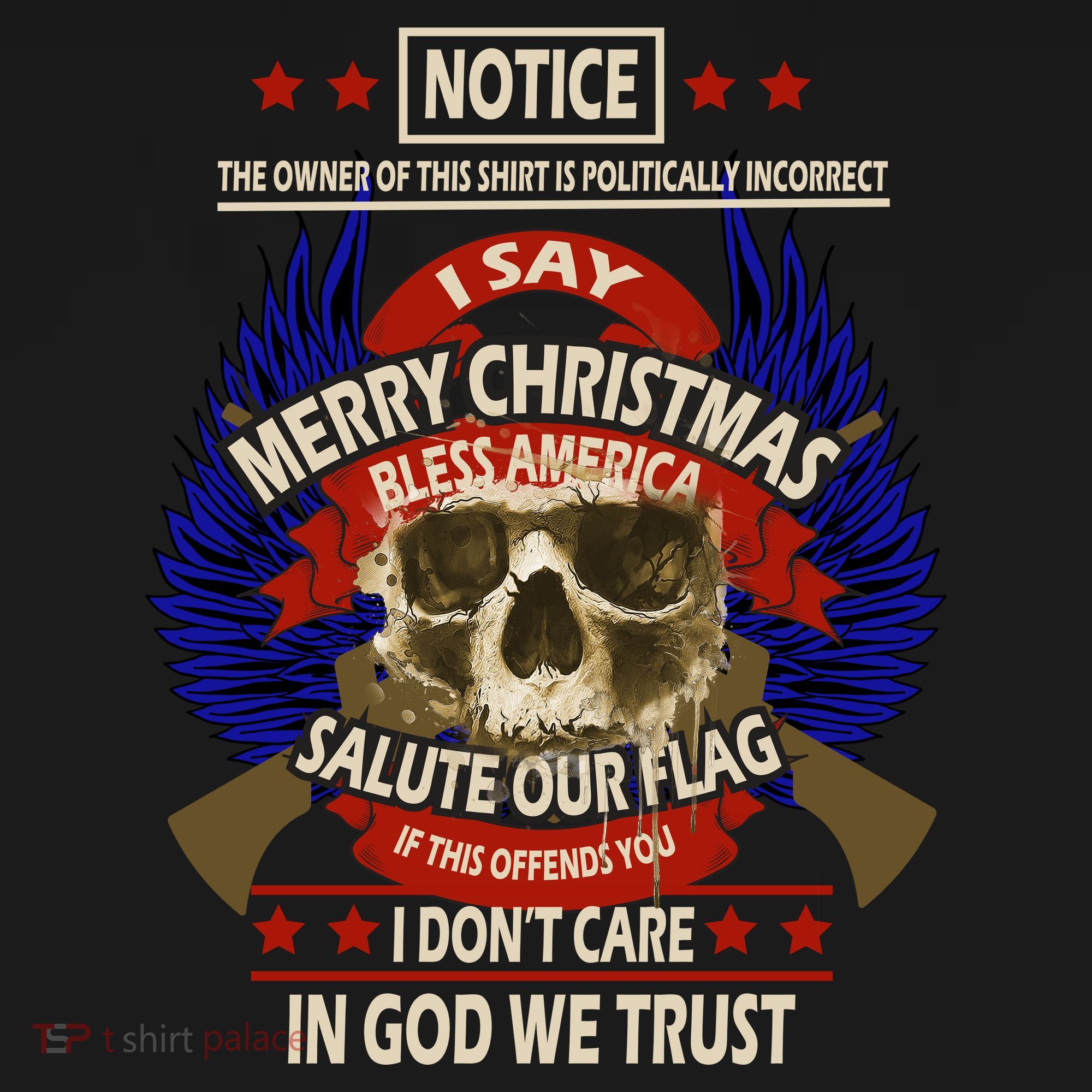 Notice The Owner Of This Shirt Is Politically Incorrect Ornament