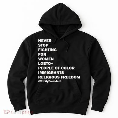#NotMyPresident Not My President Quote Hoodie