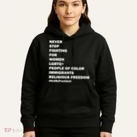 #NotMyPresident Not My President Quote Hoodie thumb 5