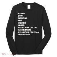 #NotMyPresident Not My President Quote Long Sleeve Shirt thumb 0