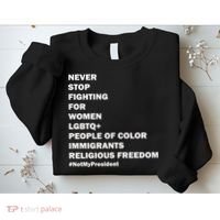 #NotMyPresident Not My President Quote Sweatshirt thumb 2