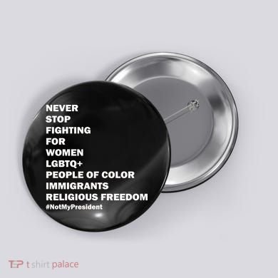 #NotMyPresident Not My President Quote Button