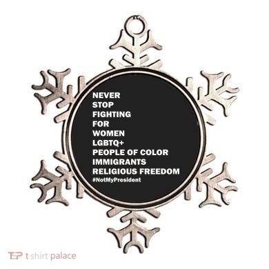#NotMyPresident Not My President Quote Ornament