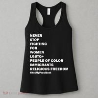 #NotMyPresident Not My President Quote Women's Tank Top thumb 3