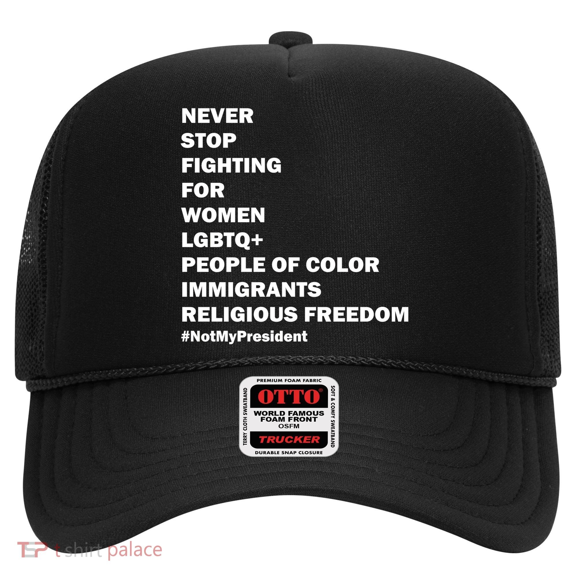 #NotMyPresident Not My President Quote Hat