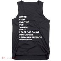 #NotMyPresident Not My President Quote Tank Top thumb 0