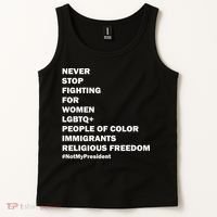 #NotMyPresident Not My President Quote Tank Top thumb 2