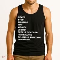 #NotMyPresident Not My President Quote Tank Top thumb 3