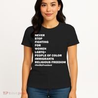 #NotMyPresident Not My President Quote Women's T-Shirt thumb 4