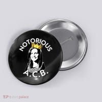 Notorious A.C.B. Amy Coney Barrett Supreme Court  Button thumb 0