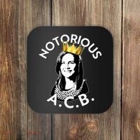 Notorious A.C.B. Amy Coney Barrett Supreme Court  Coaster thumb 0