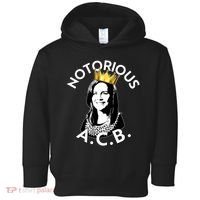 Notorious A.C.B. Amy Coney Barrett Supreme Court  Toddler Hoodie thumb 0