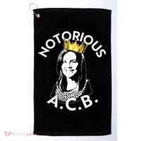 Notorious A.C.B. Amy Coney Barrett Supreme Court  Golf Towel thumb 0