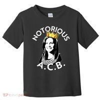 Notorious A.C.B. Amy Coney Barrett Supreme Court  Toddler T-Shirt thumb 0