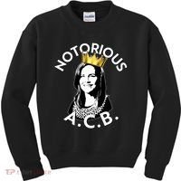 Notorious A.C.B. Amy Coney Barrett Supreme Court  Kids Sweatshirt thumb 0
