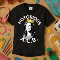 Notorious A.C.B. Amy Coney Barrett Supreme Court  Kids T-Shirt thumb 3