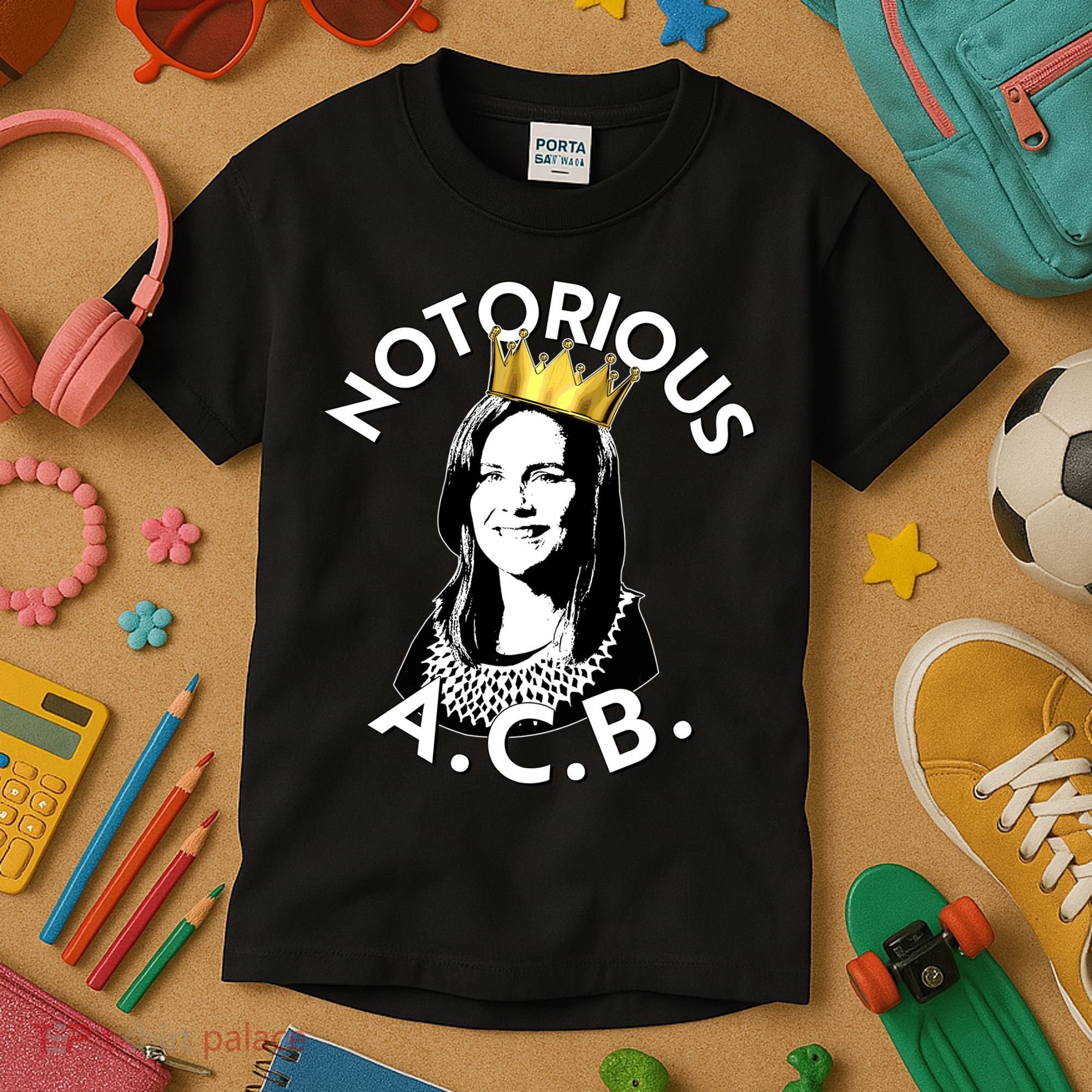 Notorious A.C.B. Amy Coney Barrett Supreme Court  Kids T-Shirt