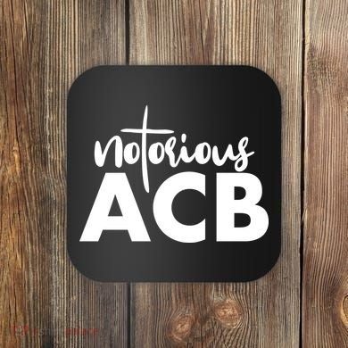 Notorious ACB Amy Coney Barrett Coaster