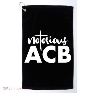 Notorious ACB Amy Coney Barrett Golf Towel